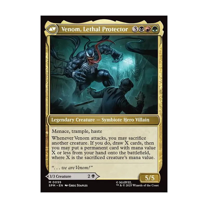 Eddie Brock Venom, Lethal Protector | Spider-Man MTG