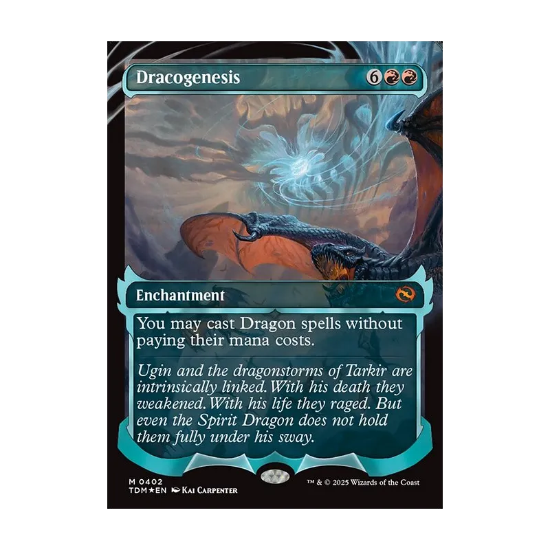 Dracogenesis (0402) (Showcase) - Tarkir: Dragonstorm (Foil Near Mint)