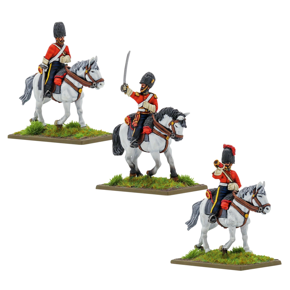 Black Powder: Crimean War - British Scots Greys Heavy Cavalry Command (Preorder)