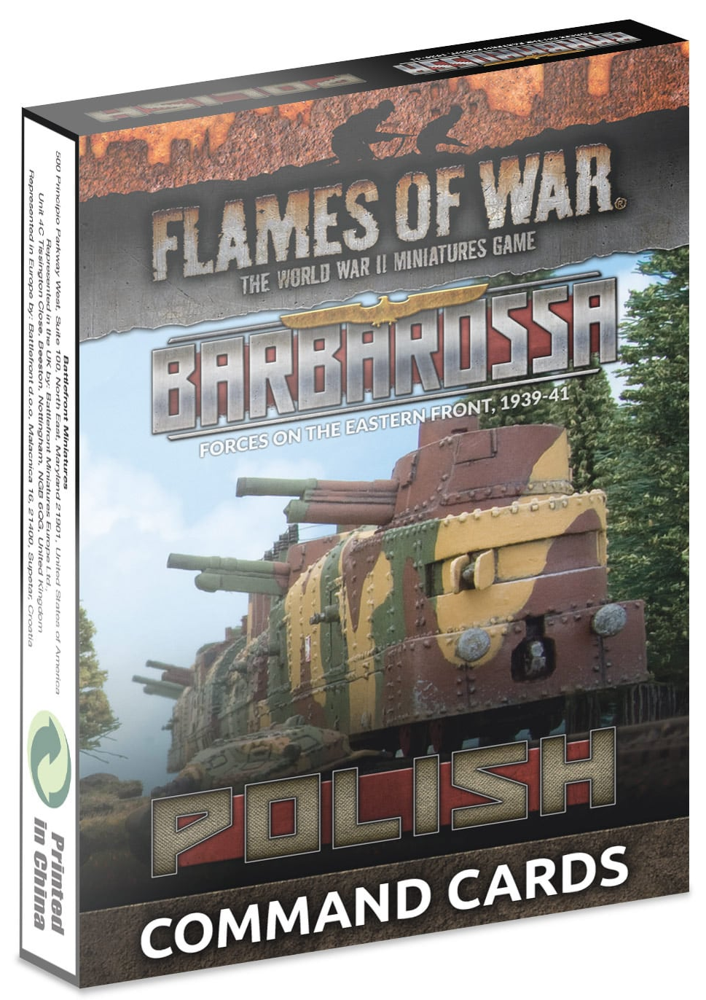 Flames of War WW2: Barbarossa: Polish - Command Cards (Preorder)