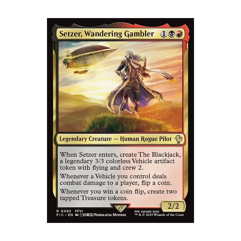 Setzer, Wandering Gambler - Final Fantasy Commander (Near Mint)