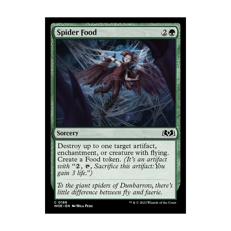 Spider Food - Wilds of Eldraine (Near Mint)