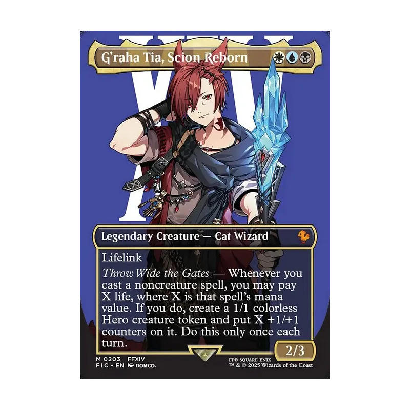 G'raha Tia, Scion Reborn (Borderless) - Final Fantasy Commander (Near Mint)