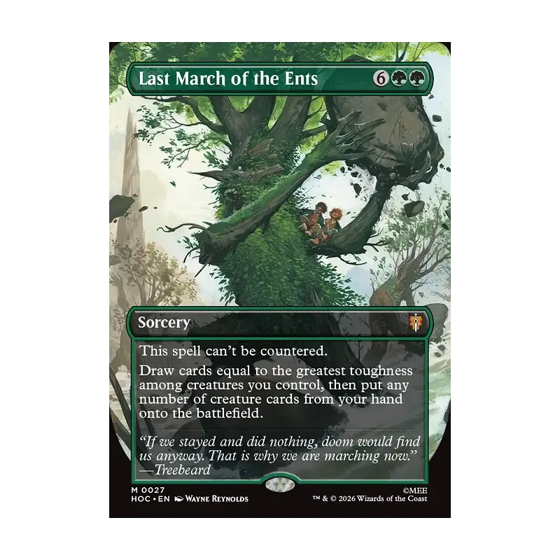 Last March of the Ents (Borderless) - The Hobbit Eternal (Near Mint)