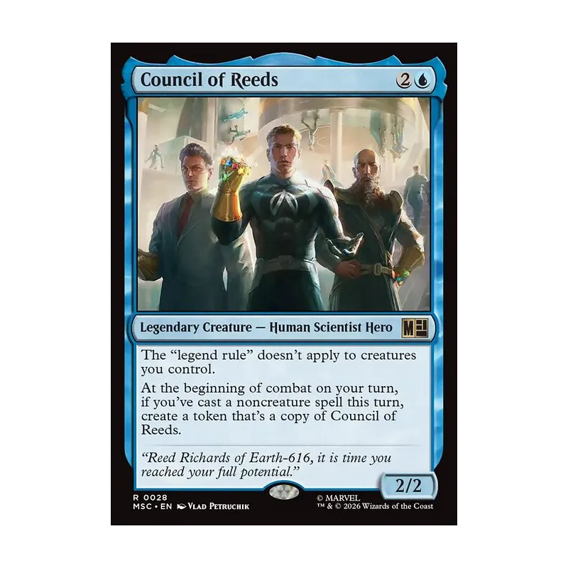 Council of Reeds (Surge Foil) - Marvel Super Heroes Commander (Foil Near Mint)