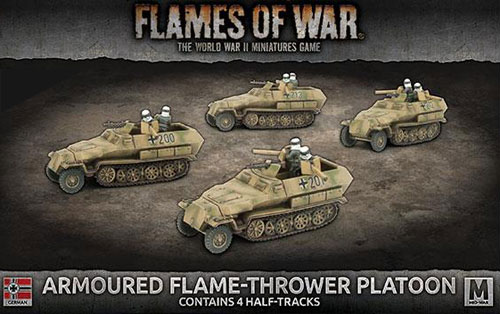 Flames of War: WW2 - Armoured Flame-Thrower Platoon