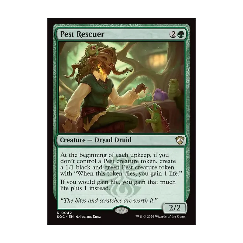 Pest Rescuer - Secrets of Strixhaven Commander (Near Mint)