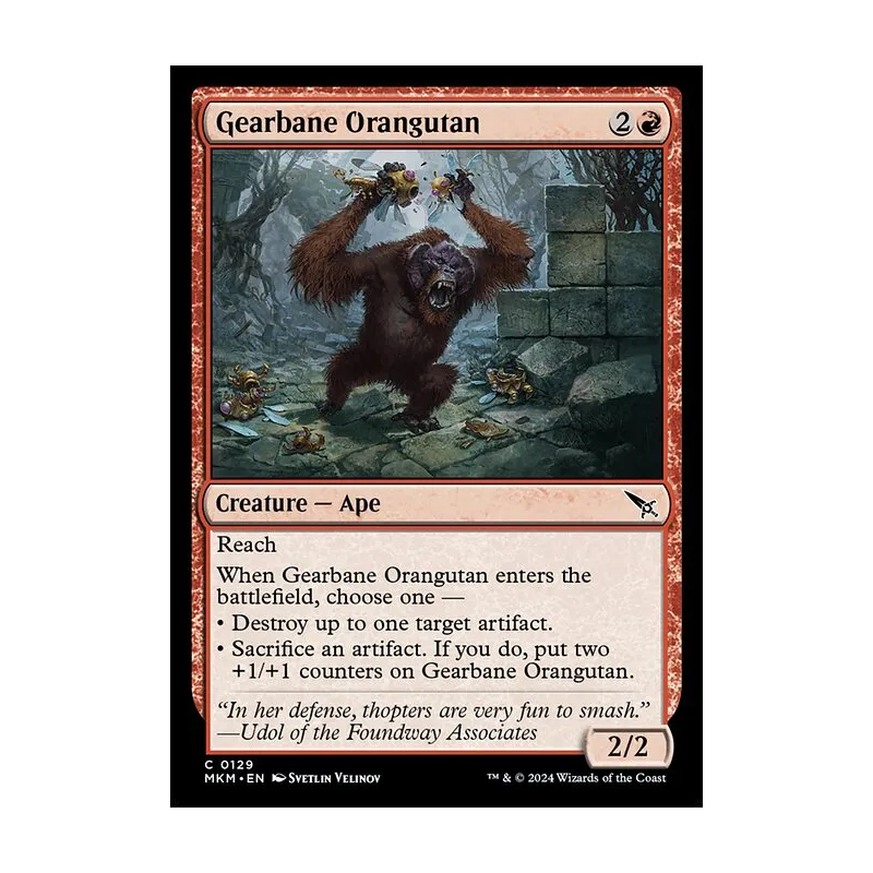 Gearbane Orangutan - Murders at Karlov Manor (Near Mint)