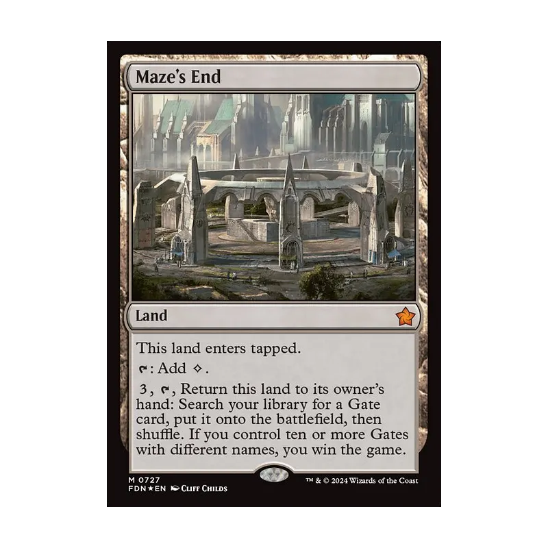 Maze's End - Foundations (Foil Near Mint)