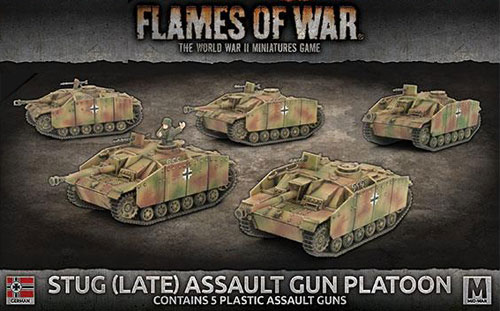 Flames of War: WW2 - StuG (Late) Assault Gun Platoon