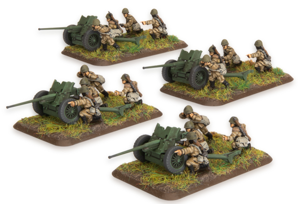 Flames of War WW2: Soviet - 45mm Anti-Tank Company