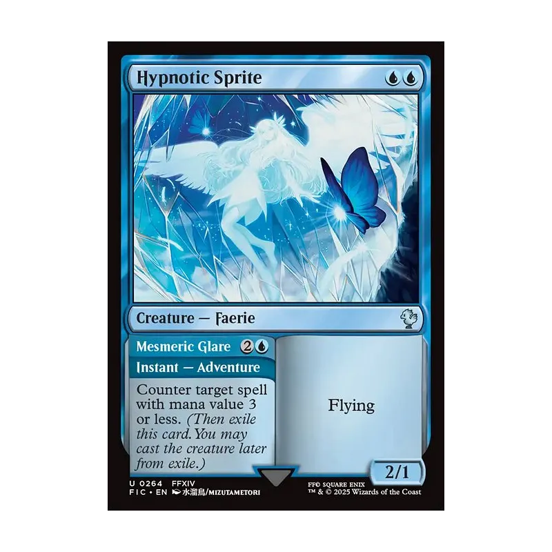 Hypnotic Sprite // Mesmeric Glare - Final Fantasy Commander (Near Mint)