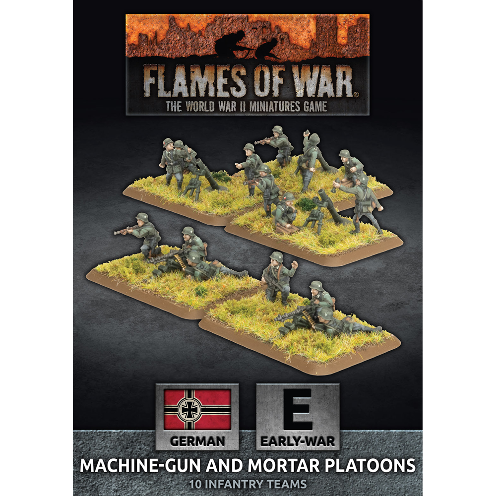Flames of War WW2: German - Machine-Gun & Mortar Platoons (Preorder)