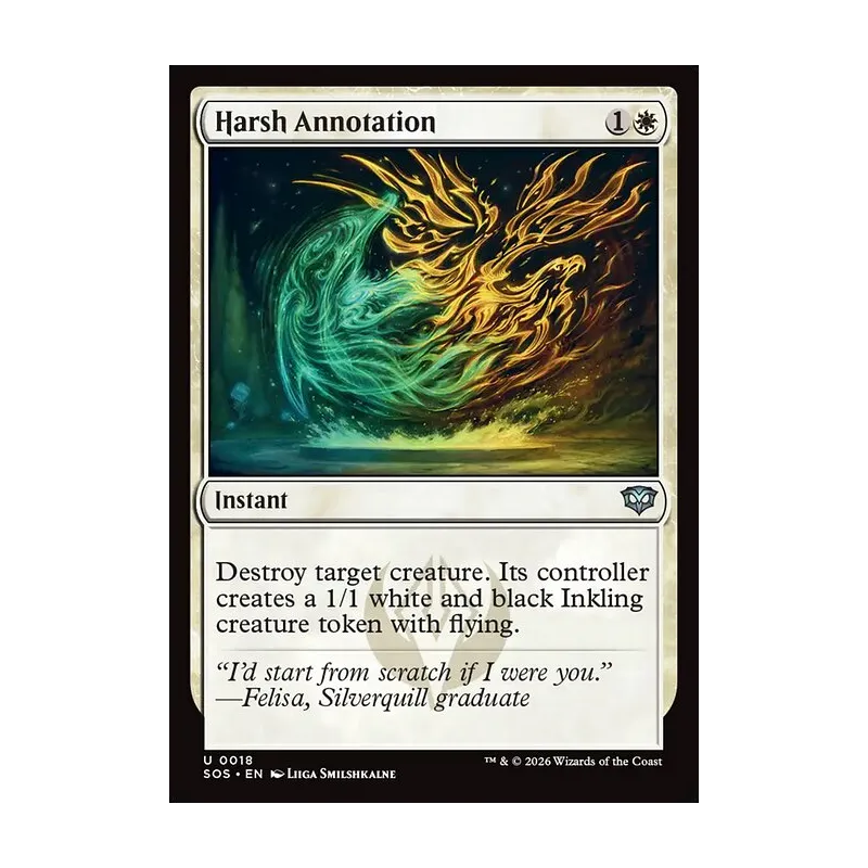 Harsh Annotation - Secrets of Strixhaven (Near Mint)