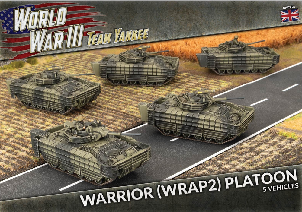 WWIII Team Yankee: British - Warrior WRAP 2 Platoon (Preorder)
