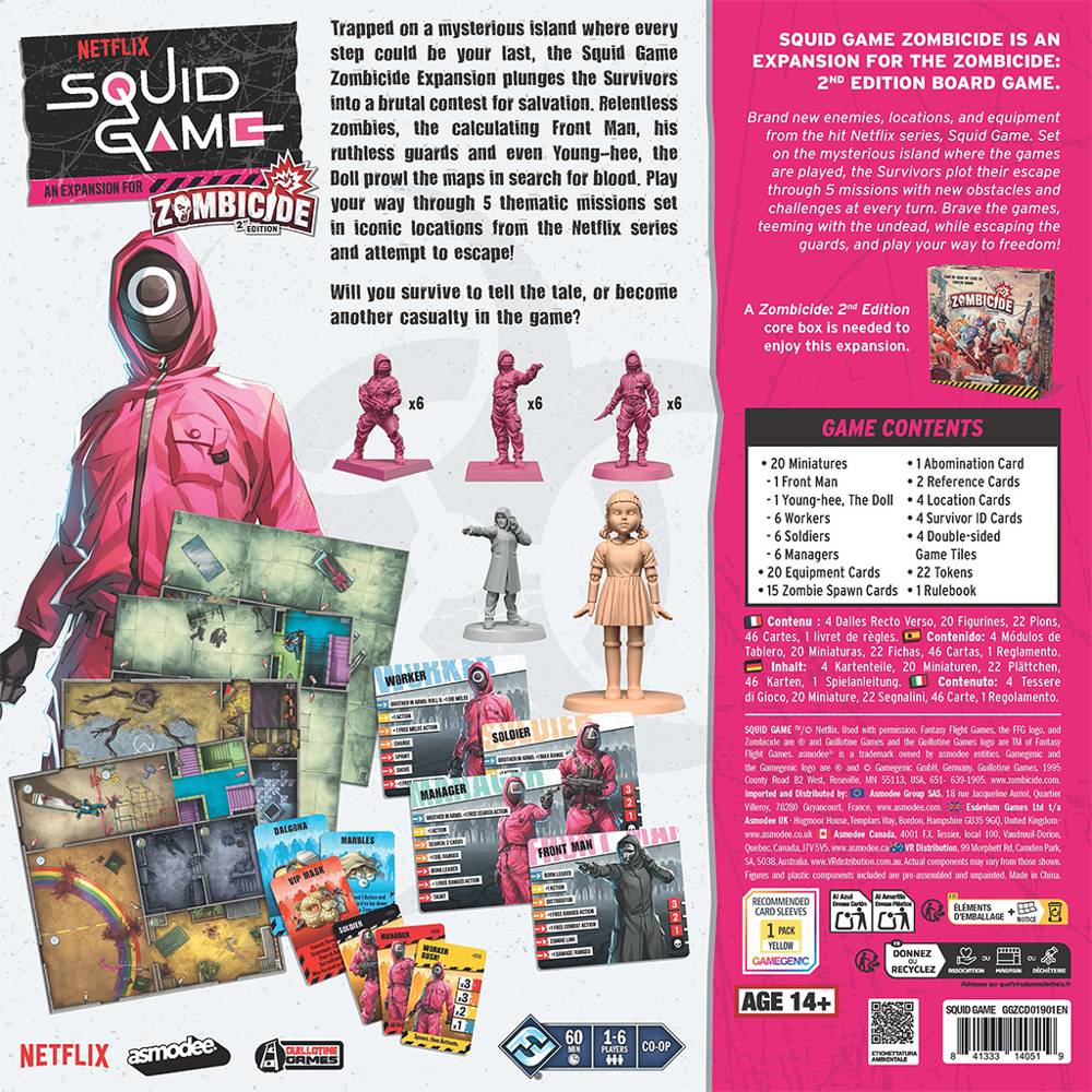 Zombicide 2E: Squid Game Expansion (Preorder)