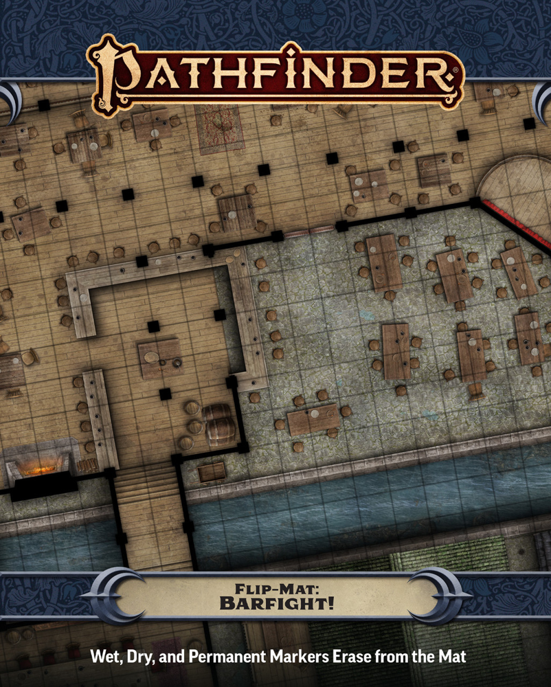 Pathfinder 2E RPG: Flip-Mat: Barfight! (New Arrival)