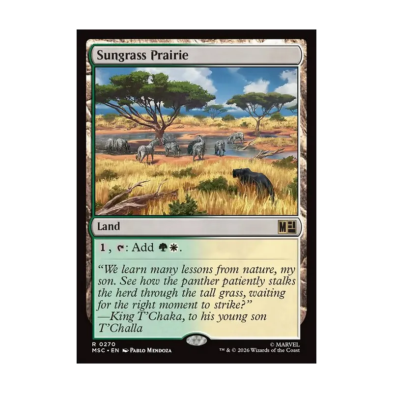 Sungrass Prairie | Marvel Super Heroes Commander MTG