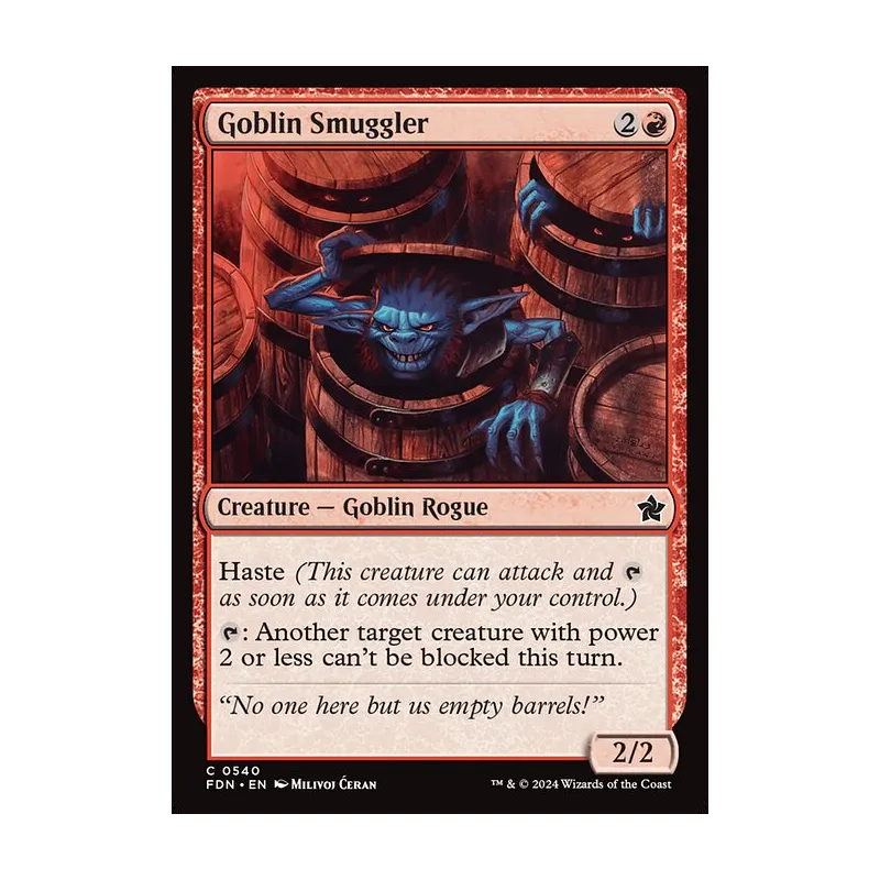 Goblin Smuggler - Foundations (Near Mint)