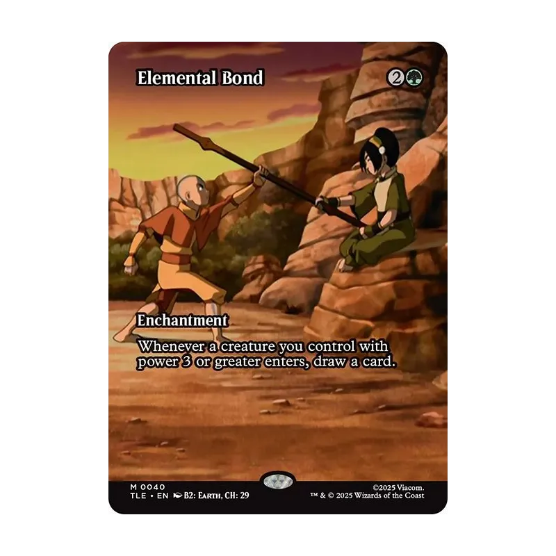 Elemental Bond (Borderless) - Avatar: The Last Airbender Eternal (Near Mint)