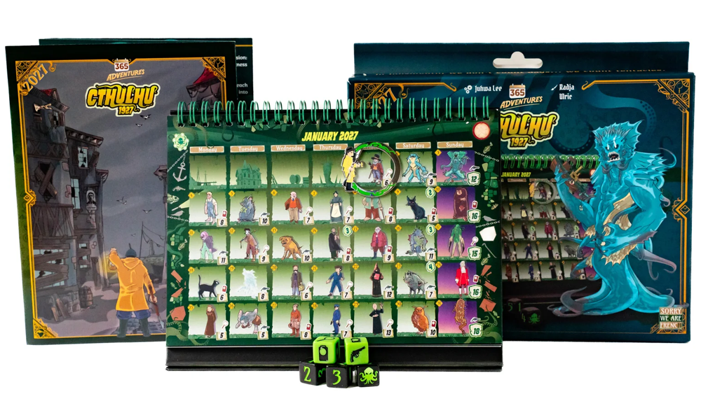 365 Adventures: Cthulhu 1926 (Solo 2027 Calendar Game) (Preorder)