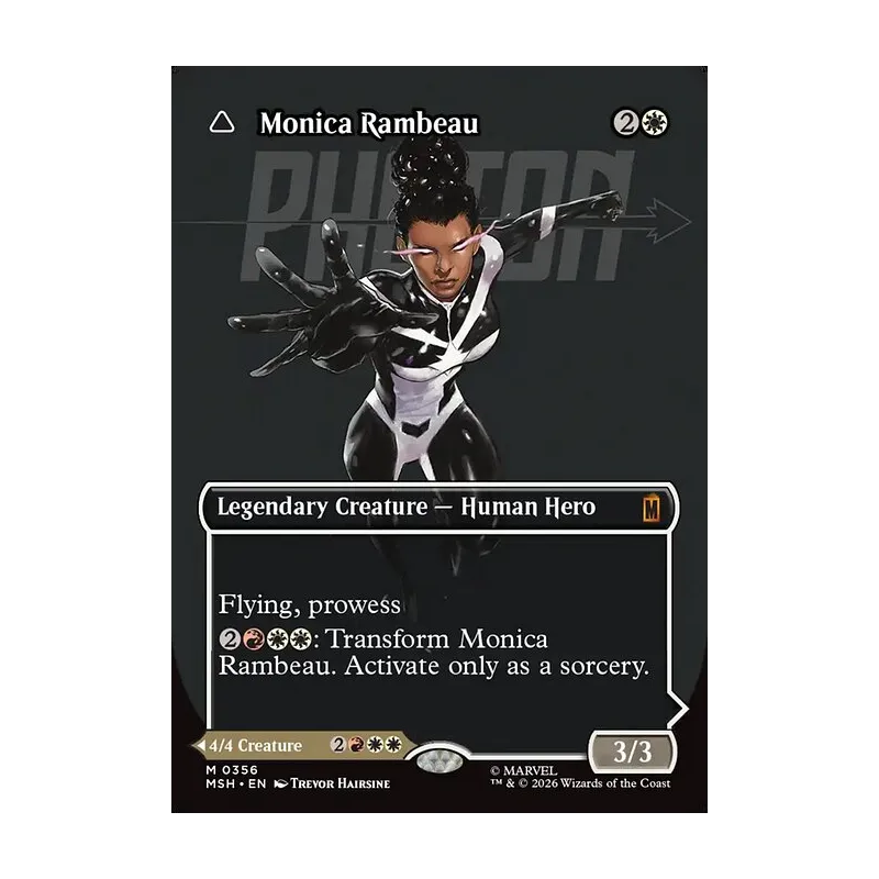 Monica Rambeau / Photon, Living Light (Borderless) (0356) - Marvel Super Heroes (Near Mint)