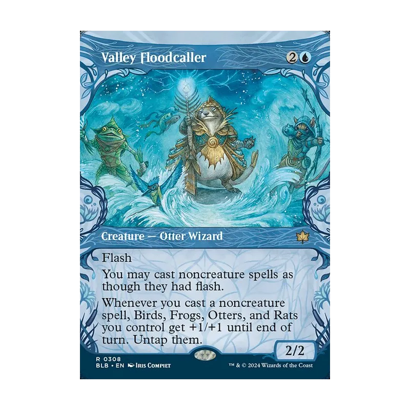 Valley Floodcaller (Showcase) - Bloomburrow (Near Mint)