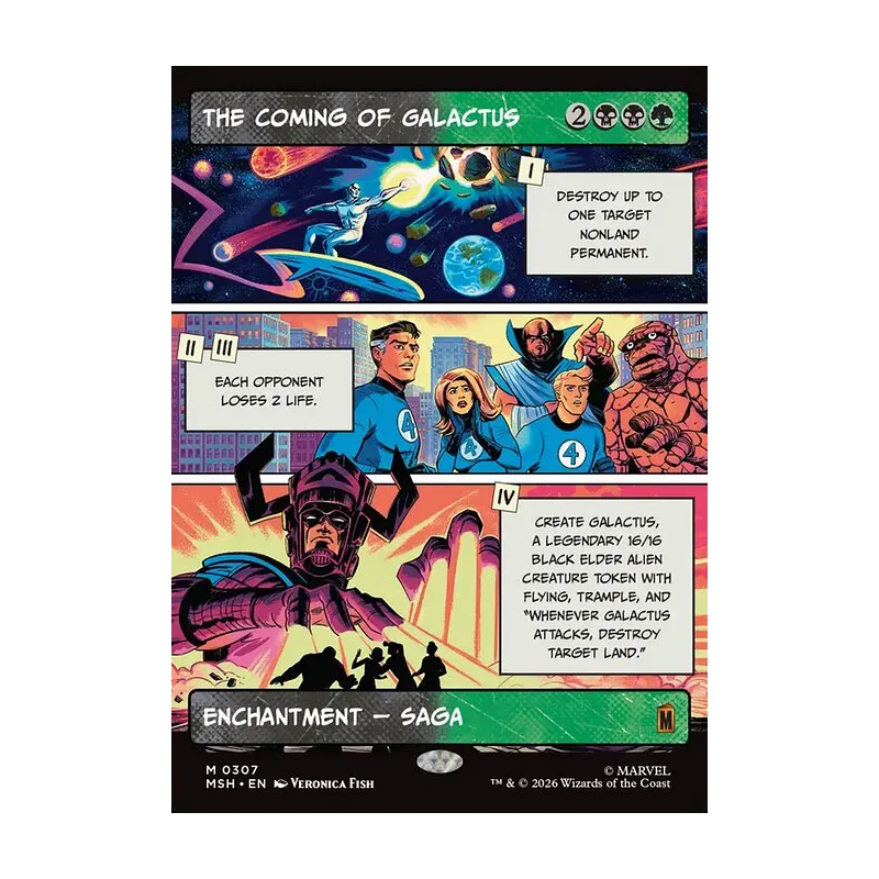 The Coming of Galactus (Borderless) - Marvel Super Heroes (Near Mint)