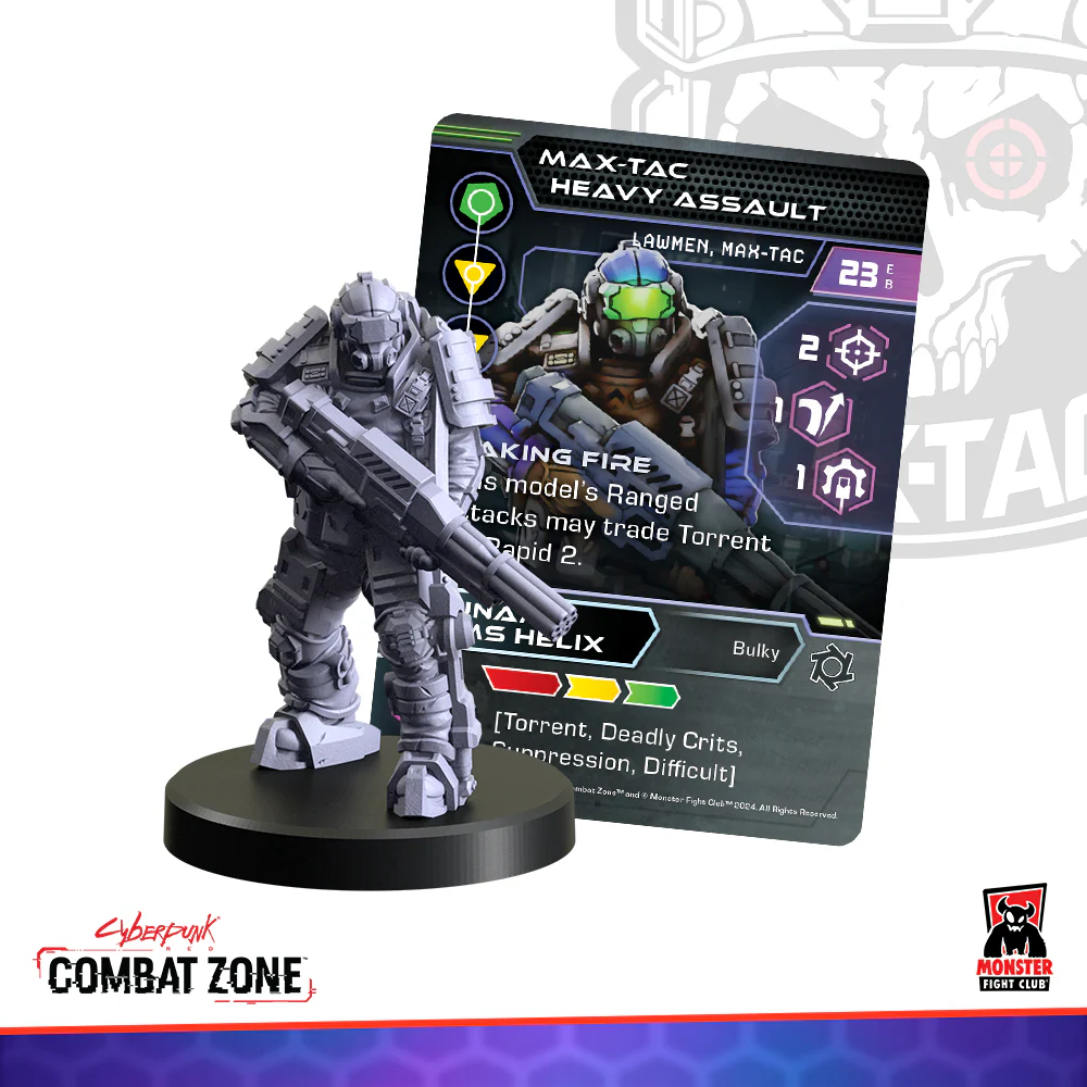 Cyberpunk Red Combat Zone: MAX-TAC Starter Gang (Preorder)