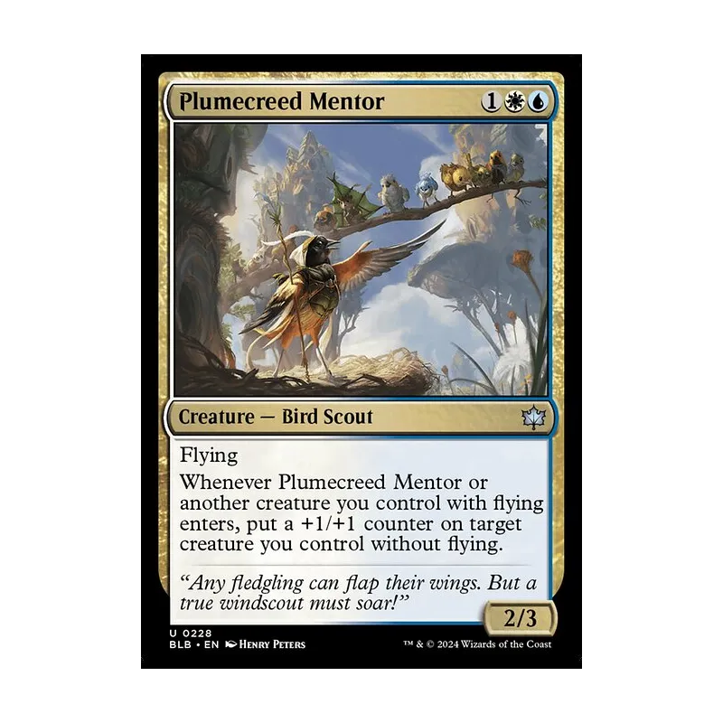 Plumecreed Mentor - Bloomburrow (Near Mint)