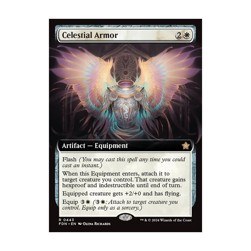 Celestial Armor (Extended Art) - Foundations (Near Mint)