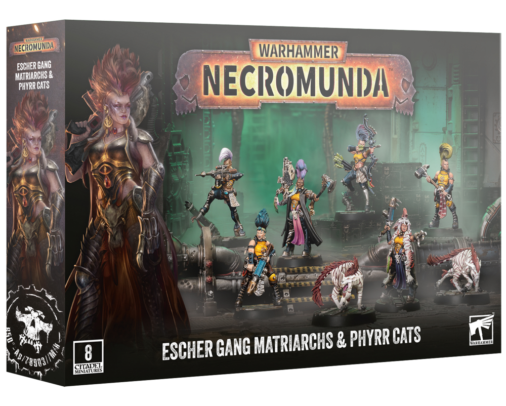 Necromunda Skirmish: Escher - Matriarchs & Phyrr Cats (Preorder)