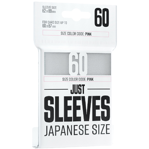 Just Sleeves: Japanese Size - White (60) Just Sleeves: Japanese Size - White (60)