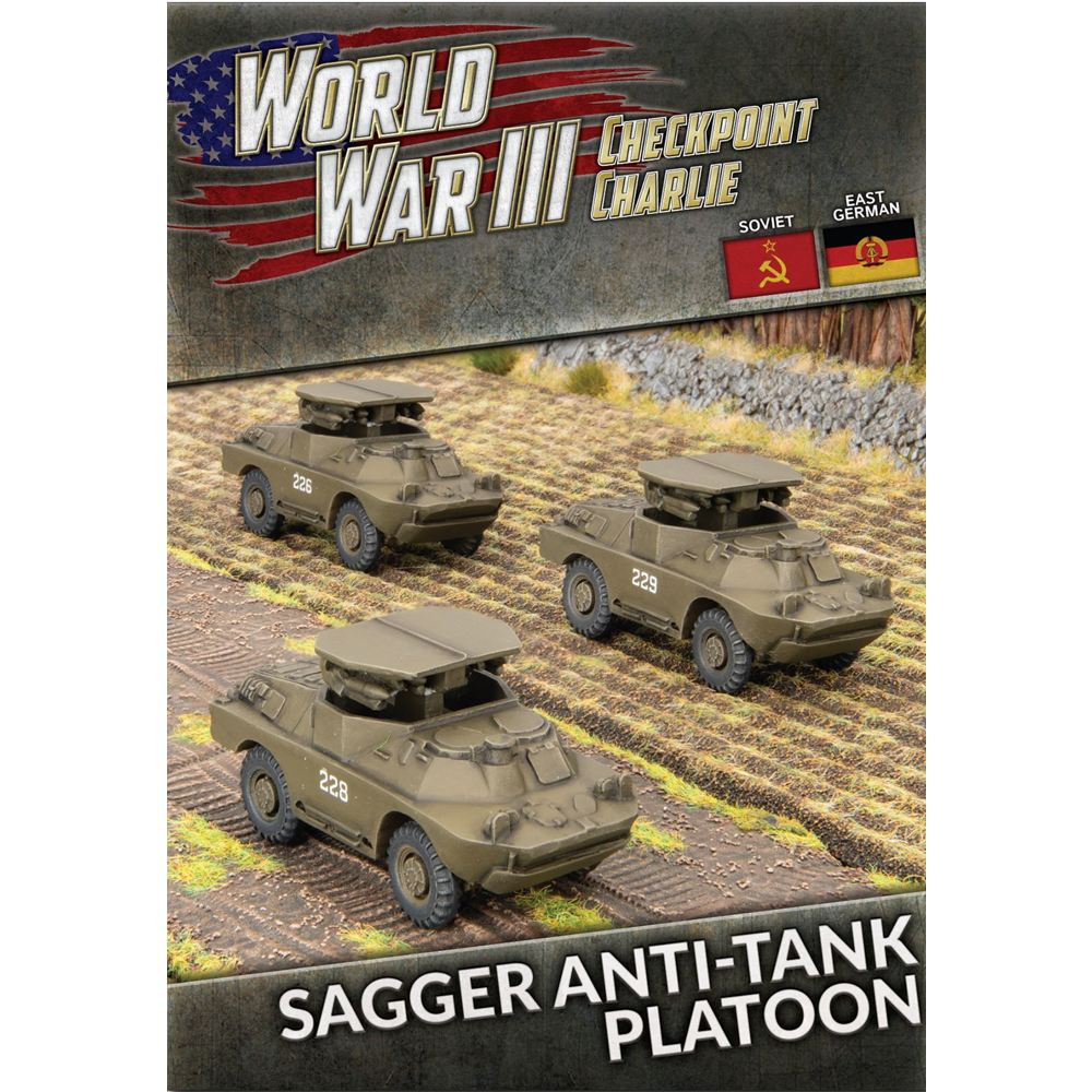 WWIII Team Yankee: Soviet/West German - BRDM-2 Sagger (Preorder)