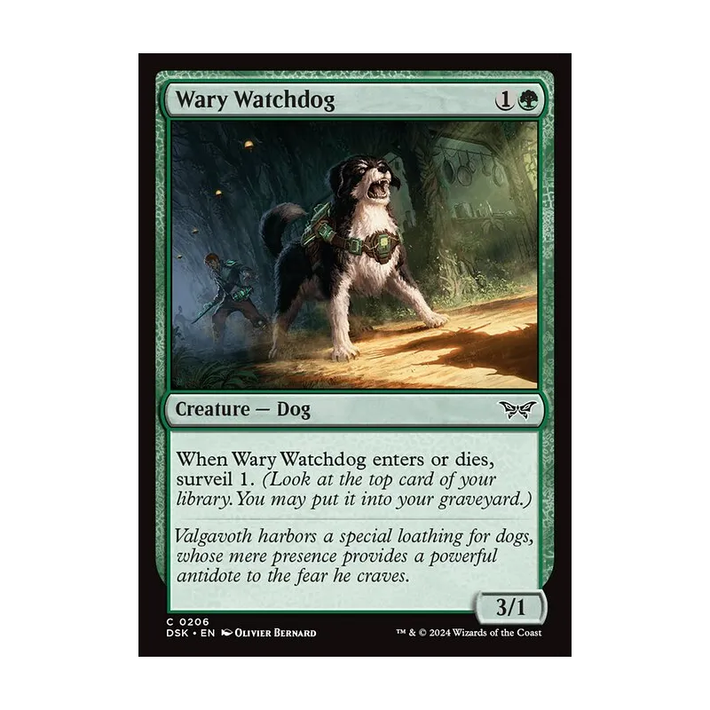 Wary Watchdog - Duskmourn: House of Horror (Near Mint)