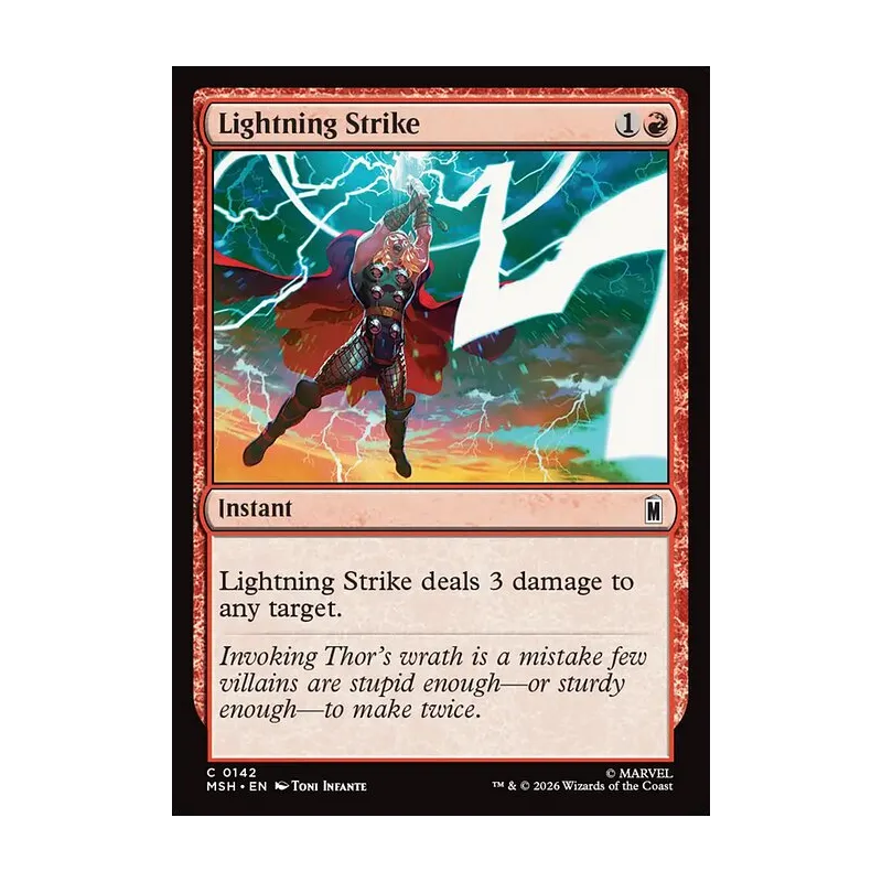 Lightning Strike - Marvel Super Heroes (Near Mint)