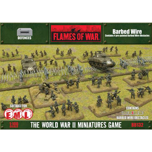 Flames of War: Battlefield in a Box - Barbed Wire Obstacles