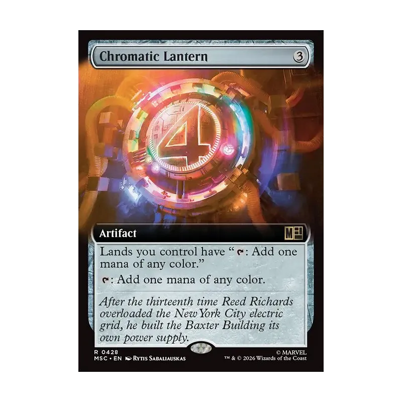 Chromatic Lantern (Extended Art) - Marvel Super Heroes Commander (Near Mint)