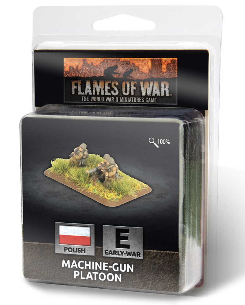 Flames of War WW2: Polish - Machine-Gun Platoon (Preorder)