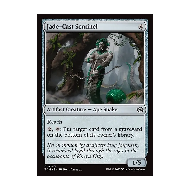 Jade-Cast Sentinel - Tarkir: Dragonstorm (Near Mint)