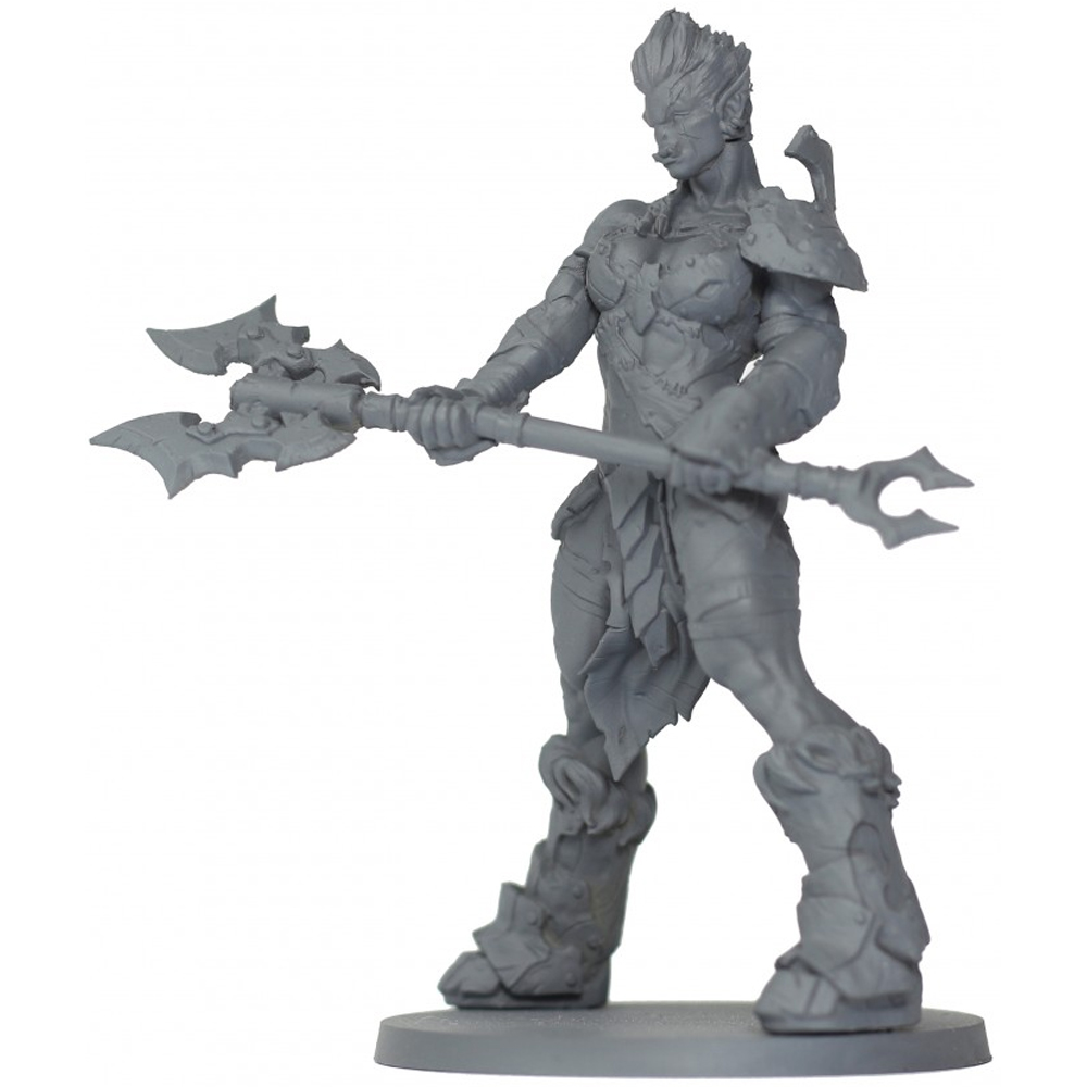Armies & Heroes: Orc Female Champion (70mm Scale) (Last Chance)