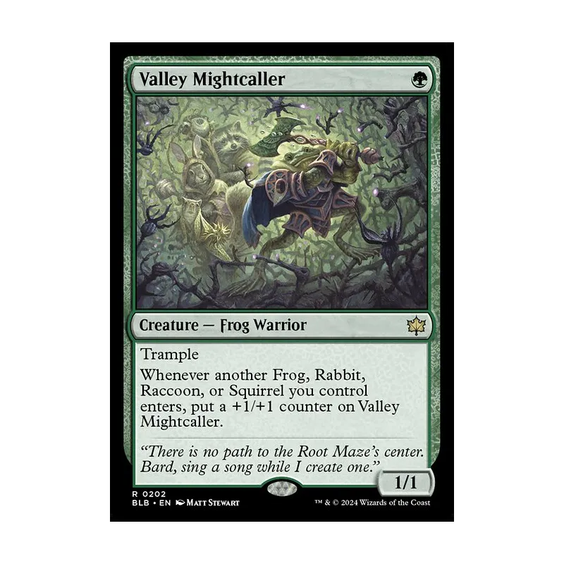 Valley Mightcaller - Bloomburrow (Near Mint)