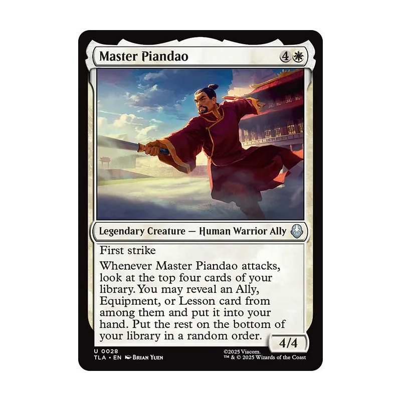 Master Piandao - Avatar: The Last Airbender (Near Mint)