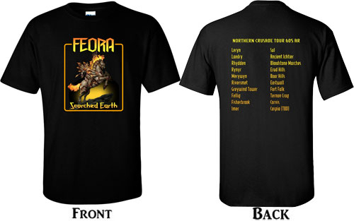 OffWorld Designs T-Shirt: Feora (Large) (Last Chance)
