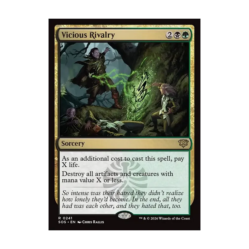 Vicious Rivalry - Secrets of Strixhaven (Near Mint)