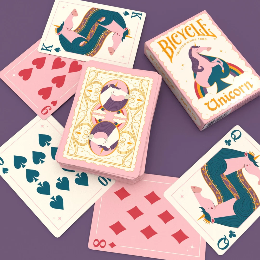 Bicycle Playing Cards: Pink Unicorn (Preorder)