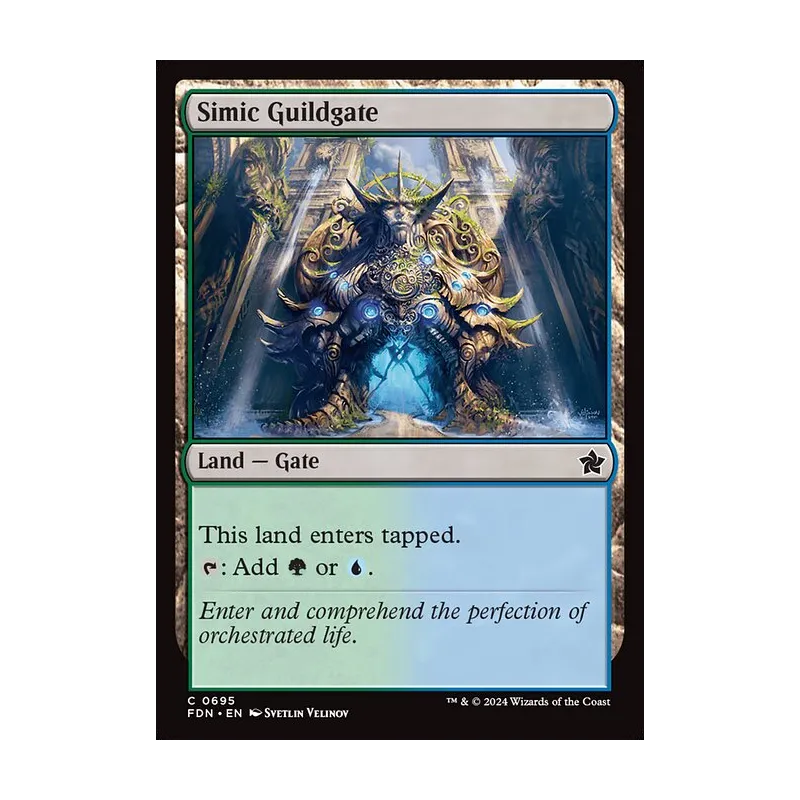 Simic Guildgate - Foundations (Near Mint)