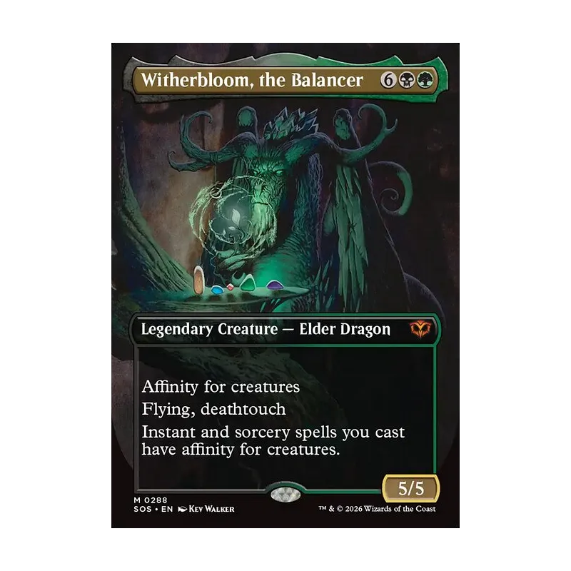 Witherbloom, the Balancer (Borderless) - Secrets of Strixhaven (Near Mint)