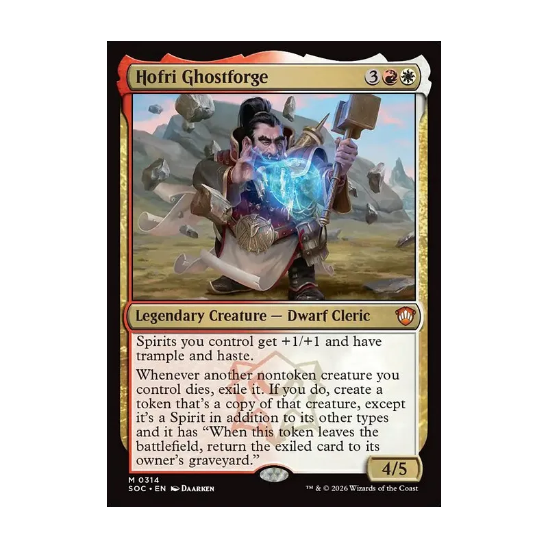 Hofri Ghostforge - Secrets of Strixhaven Commander (Near Mint)