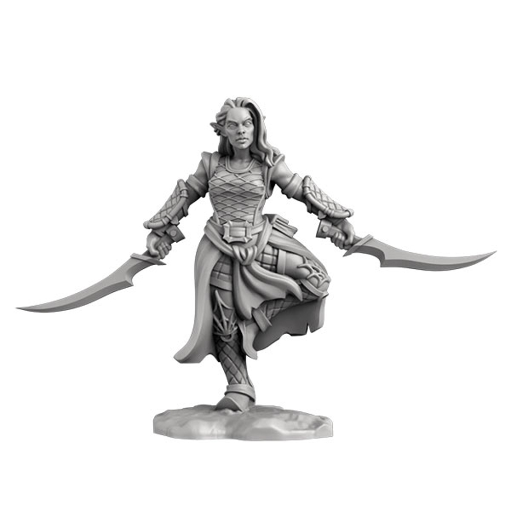 Assassin Miniatures Next Level Miniatures: Drow Assassin | Loose Miniatures | Miniature Market
